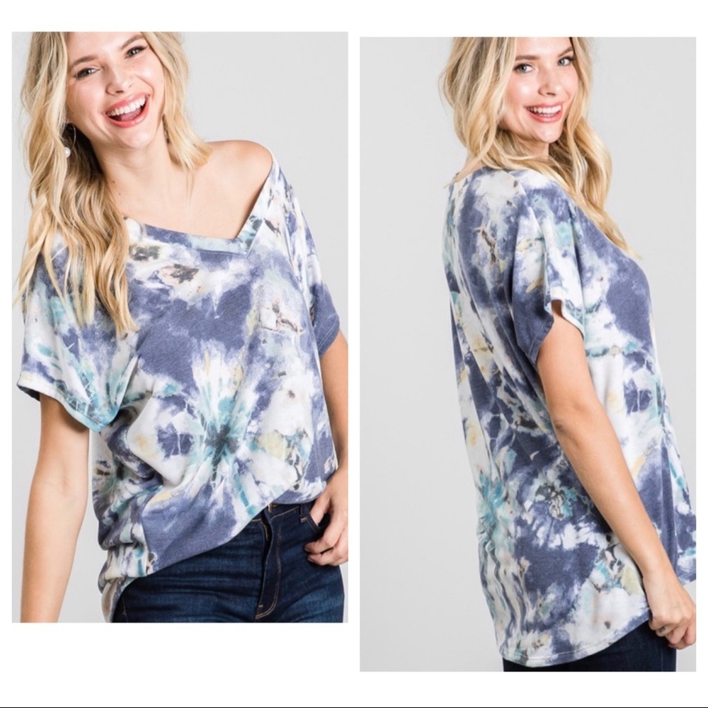 NEW! Tie Dye V-Neck Tunic!